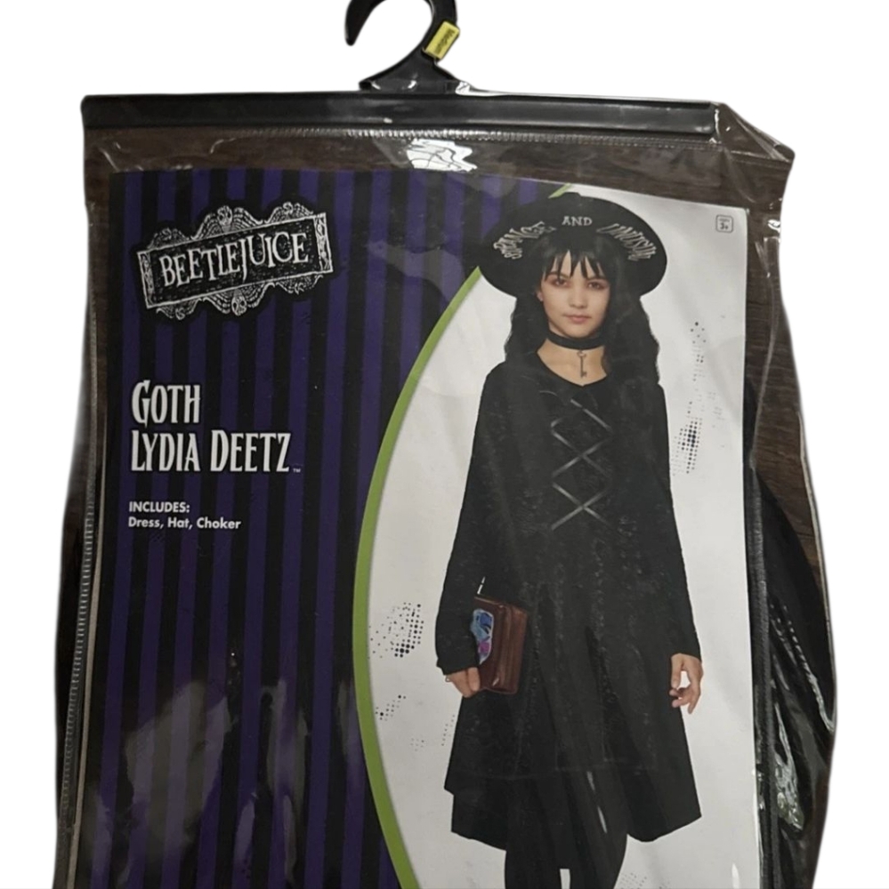 Beattlejuice Gothic Lydia Deetz Costume L - Picture 10 of 13